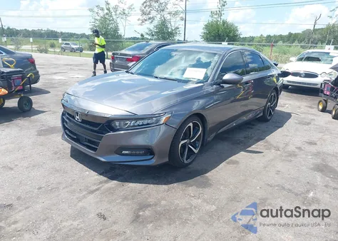 2018 Honda Accord Sport z USA, uszkodzony, nr VIN 1HGCV1F3XJA063738